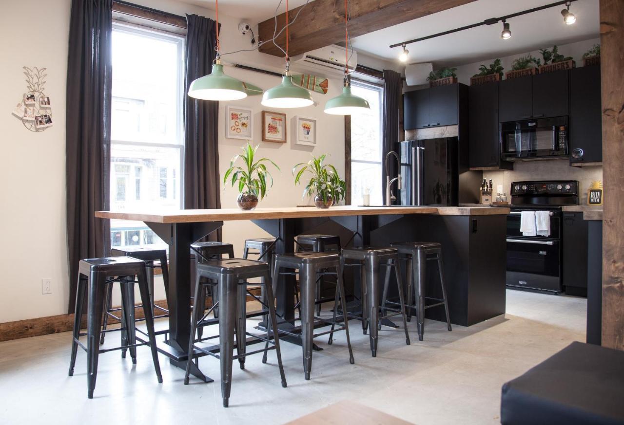 Le Bed & Cocktail - Appartement Sur L'Avenue Du Mont-Royal モントリオール エクステリア 写真